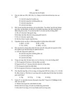 Tài liệu Đề thi thử ĐH môn Hóa khối A lần 1 năm 2010 ppt