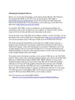 Tài liệu Obtaining the Required Software pptx