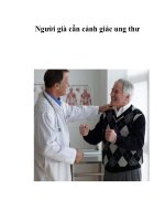 Tài liệu Người già cần cảnh giác ung thư doc