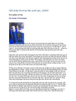 Tài liệu Giải pháp thương hiệu quốc gia_ phần2 pdf