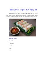 Tài liệu Bún cuốn - Ngọt mát ngày hè docx