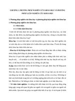 PHƯƠNG  PHÁP NGHIÊN CỨU KHOA HỌC VÀ PHƯƠNG PHÁP LUẬN NGHIÊN CỨU KHOA HỌC