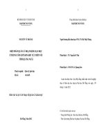 Biện pháp quản lý hoạt động dạy học ở trung tâm GDTX HN khu vực miền núi tỉnh quảng ngãi 