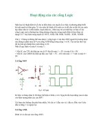 Tài liệu Hoạt động của các cổng Logic docx