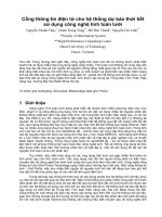 Tài liệu Cổng thông tin điện tử cho hệ thống dự báo thời tiết sử dụng công nghệ tính toán lưới docx