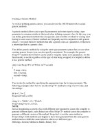 Tài liệu Creating a Generic Method pdf