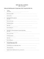 Tài liệu BIỂU MẪU 