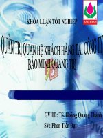 Slide quản trị quan hệ khách hàng tại công ty bảo minh quảng trị 