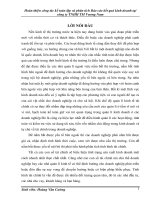 Hoàn thiện công tác kế toán lập và phân tích báo cáo kết quả kinh doanh tại công ty TNHH TM vương nam 