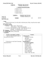 Bài soạn Giao an anh 6- HKII