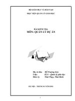 Bài soạn Dự án quy hoạch các lớp bồi dưỡng học sinh giỏi, học sinh năng khiếu