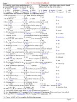 Tài liệu Trac ngiem- TA 9-unit7