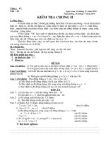 Bài soạn Tiết 29-Kiểm tra chương 2