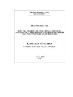 Điều tra nghiên cứu côn trùng cánh cứng [coleoptera] trên đồng ruộng hưng dũng   thành phố vinh   tỉnh nghệ an vụ đông 2003 