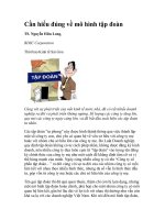 Tài liệu Cần hiểu đúng về mô hình tập đoàn doc