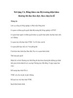 Tài liệu Xét tặng Cờ, Bằng khen của Bộ trưởng diện khen thưởng thi đua theo đợt, theo chuyên đề ppt