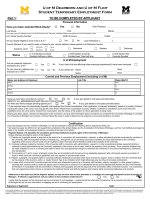 Tài liệu U of M Dearborn and U of M Flint Student Temporary Employment Form ppt