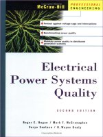 Electrical power systems quality second edition 007138622x 