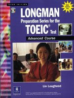 Tài liệu Longman preparation series for the toeic test advanced part 1 doc