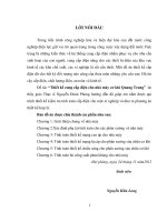 Thiết kế cung cấp điện cho nhà máy cơ khí quang trung 