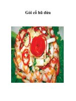 Tài liệu Gỏi cổ hũ dừa ppt