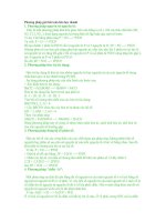 Tài liệu Phương pháp giải bài toán hóa học nhanh doc