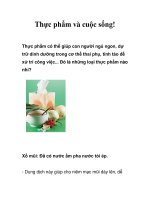 Tài liệu Thực phẩm và cuộc sống! docx