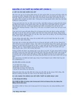 Tài liệu NGUYÊN LÝ VÀ THIẾT BỊ CHỐNG SÉT (PHẦN I) pdf
