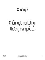 Chiến lược marketing thương mại quốc tế