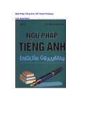 Gián án Ngữ Pháp Tiếng Anh (Võ Thanh Phương)