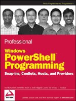 Tài liệu Windows PowerShell Programming P1 ppt