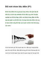 Tài liệu Đổi mới nhóm tiêu điểm (P1) doc