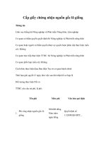 Tài liệu Cấp giấy chứng nhận nguồn gốc lô giống doc