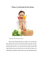 Tài liệu Phòng và tránh bệnh đái tháo đường docx