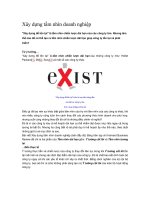 Tài liệu Xây dựng tầm nhìn doanh nghiệp doc