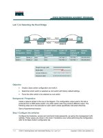Tài liệu Lab 7.2.4 Selecting the Root Bridge docx