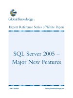 Tài liệu SQL Server 2005 – Major New Features pptx