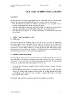 Tài liệu Tài chính Doanh nghiệp-chương 1 pptx