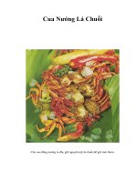 Tài liệu Cua Nướng Lá Chuối docx