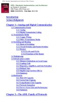 Tài liệu ADSL: Standards, Implementation, and Architecture doc