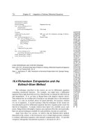 Tài liệu Integration of Ordinary Differential Equations part 5 pdf