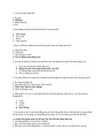 Tài liệu Các câu hỏi trắc nghiệm 3 doc