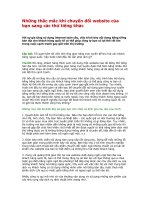 Tài liệu Những thắc mắc khi chuyển đổi website của bạn sang các thứ tiếng khác pdf