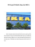 Tài liệu 10 bí quyết thành công của IKEA pptx