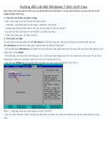 Gián án Hướng dẫn cài đặt Window 7 có ảnh minh họa