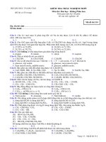 Tài liệu Bộ đề thi thử trắc nghiệm hóa không phân ban đề 2 pdf