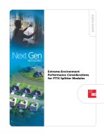 Tài liệu Extreme-Environment Performance Considerations for FTTX Splitter Modules ppt
