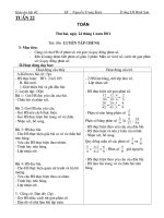 Tài liệu TOÁN-KHOA-ÔN TOÁN-ĐẠO ĐỨC L4-T18