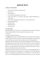 Tài liệu Giáo trình Khám mắt docx