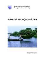 Tài liệu Đánh giá tác động luỹ tích ppt